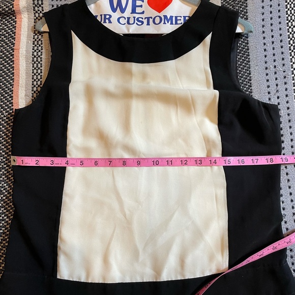 Ted Baker (TB size 3/US10-12) Imogene drop waist color block dress - Picture 7 of 9